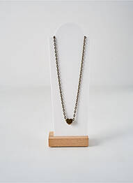 Colier materiale metalice maro IGUAN femme