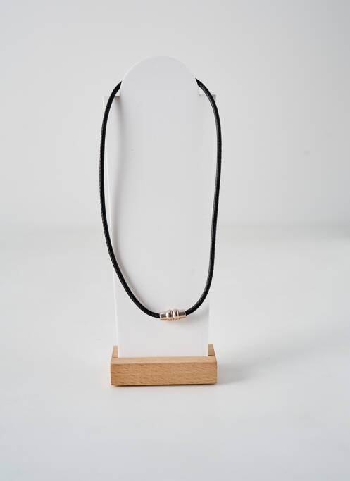 Colier negru SECRET DE CUIR femeie