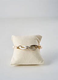 Brățară închidere cu închizătoare carabină alb NATURE BIJOUX femme