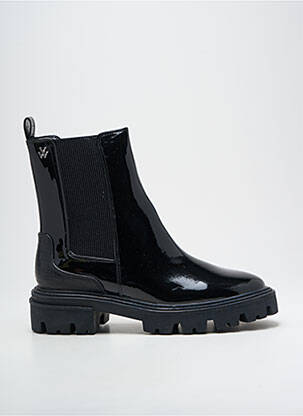 Botine/ghete material neted toc de 4 la 6 cm negru VANESSA WU femeie