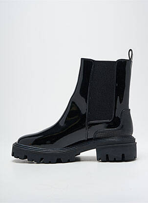 Botine/ghete material neted toc de 4 la 6 cm negru VANESSA WU femeie