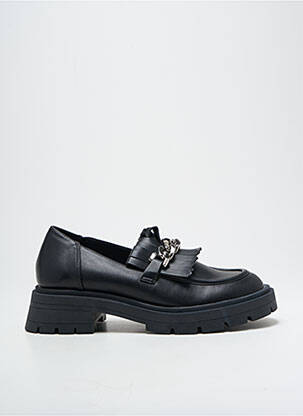 Mocasini material neted toc de 4 la 6 cm negru VANESSA WU femeie