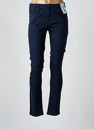 Pantalon slim buzunare albastru S.QUISE femeie