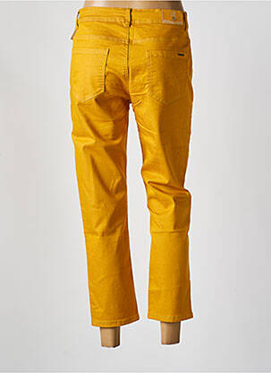 Pantalon slim buzunare galben S.QUISE femeie