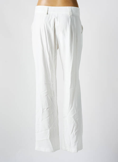 Pantalon drept alb HALOGENE femeie