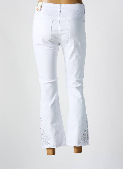 Pantalon 7/8 alb ONADO femeie