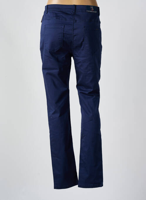 Pantalon slim albastru S.QUISE femeie