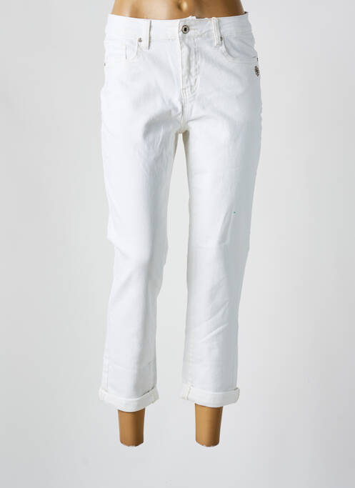 Pantalon 7/8 alb SARAH JOHN femeie