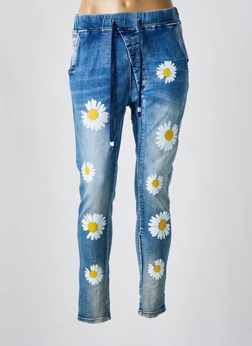 Blugi cu croială slim albastru MELLY & CO femeie