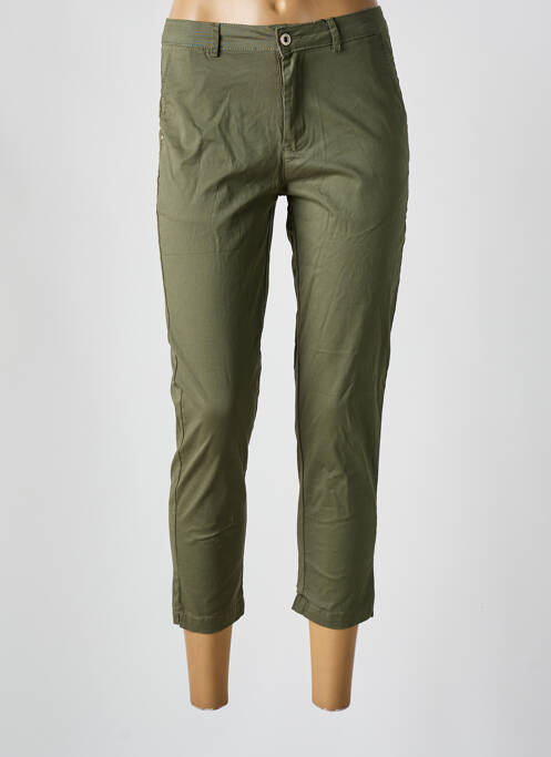 Pantalon 7/8 verde SARAH JOHN femeie