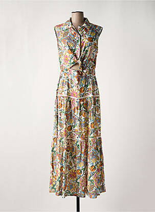 Rochie lungă verde ANGE femeie