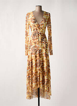 Rochie lungă portocaliu CHOKLATE femeie