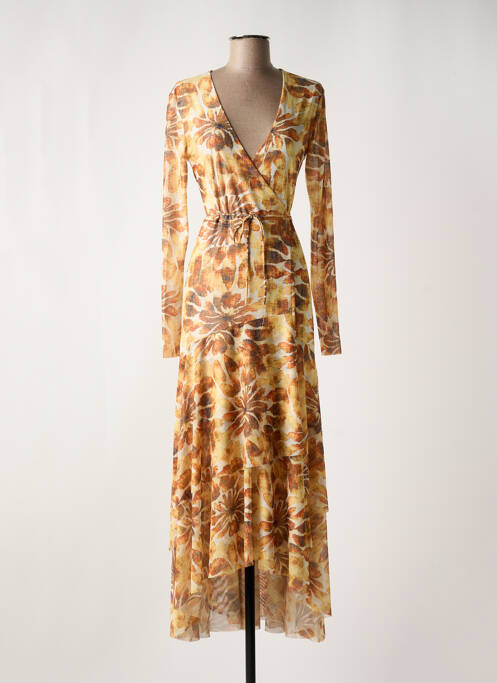 Rochie lungă portocaliu CHOKLATE femeie