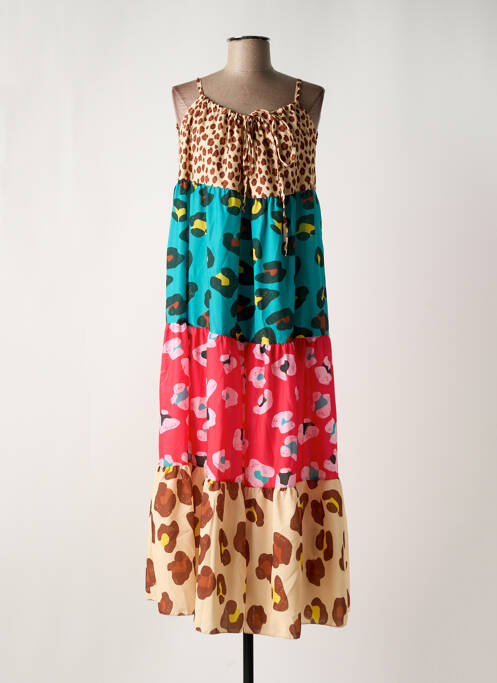 Rochie midi maro WIYA femeie