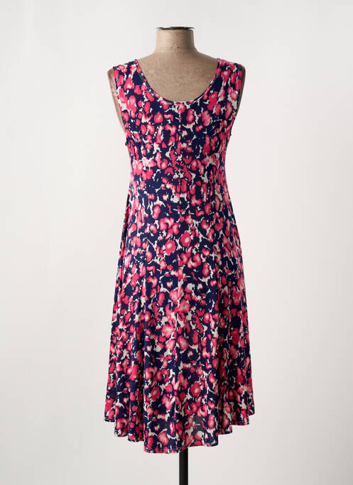 Rochie midi roz JOY'S PARIS femeie