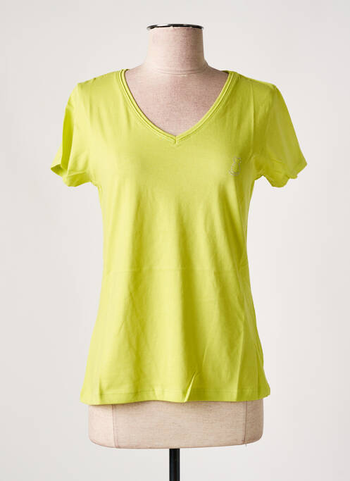 Tricou verde FELINO femeie