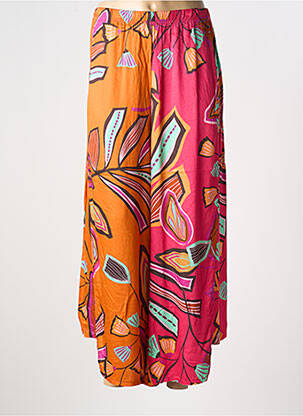 Pantalon larg portocaliu G!OZE femeie