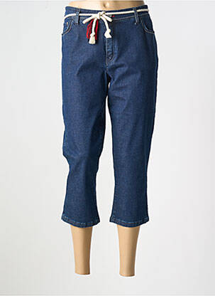 Pantalon trei sferturi albastru COWEST femeie