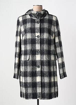 Palton lung negru BARBARA LEBEK femeie