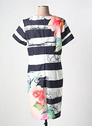 Rochie midi mâneci scurte mâneci scurte negru IMPULSION femeie