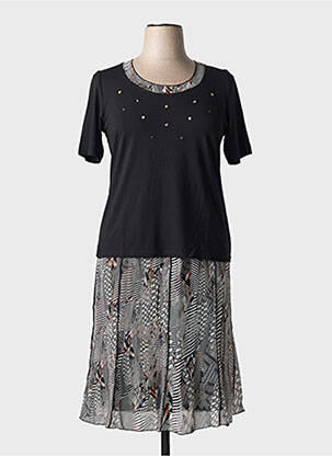 Set fustă negru TELMAIL femeie