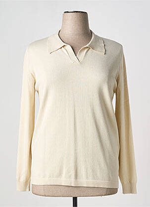 Pulover bej BARBARA LEBEK femeie