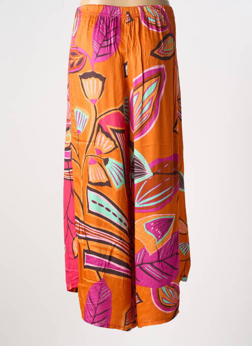 Pantalon larg portocaliu G!OZE femeie