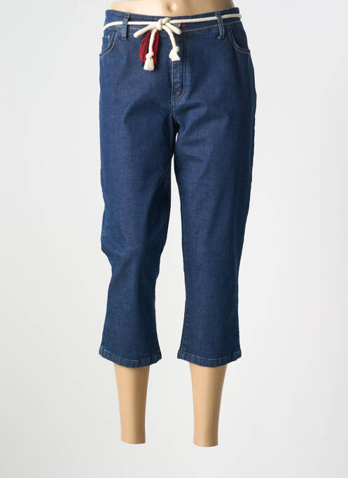 Pantalon trei sferturi albastru COWEST femeie