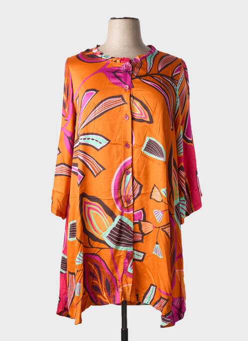 Tunică mâneci lungi portocaliu G!OZE femeie