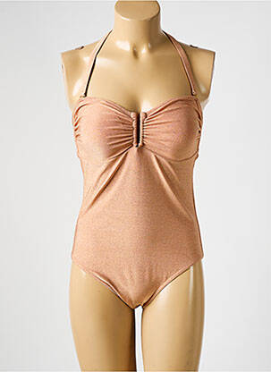Costum de baie dintr-o singură piesă elasticitate top sutien modelat portocalie BLUELOBSTER femeie