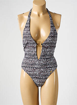 Costum de baie dintr-o singură piesă elasticitate negru BANANA MOON femeie