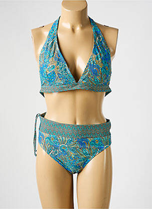 Costum de baie din două piese albastru LAGON BLEU femeie