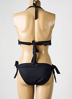 Costum de baie din două piese elasticitate top sutien modelat negru BLUELOBSTER femeie