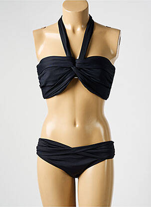 Costum de baie din două piese elasticitate top triunghiuri negru SEAFOLLY femeie