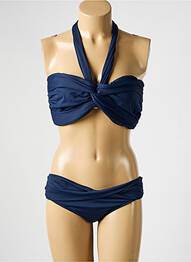 Costum de baie din două piese elasticitate top triunghiuri albastru SEAFOLLY femeie