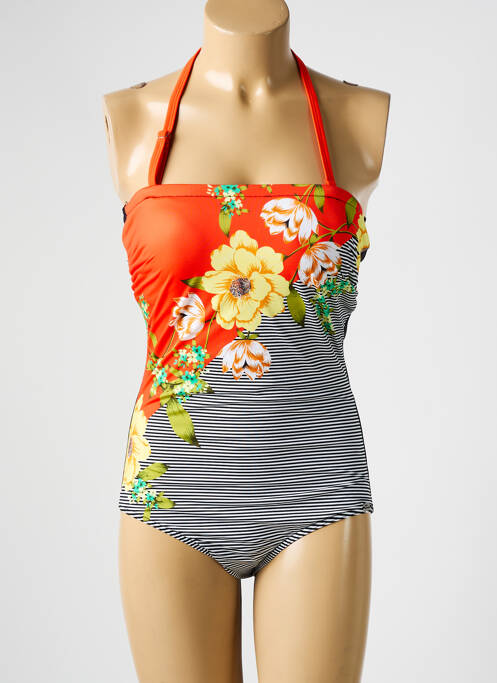 Costum de baie dintr-o singură piesă portocaliu SUN PLAYA femeie