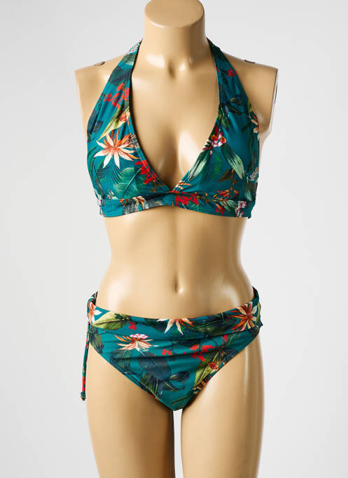 Costum de baie din două piese verde LAGON BLEU femeie