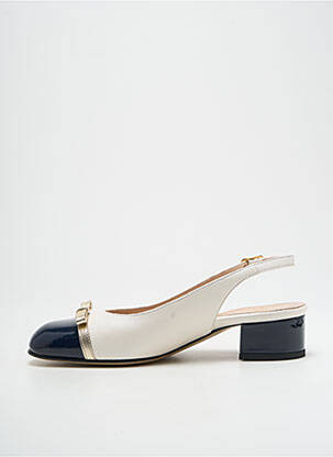 Pantofi cu toc închidere cu buclă(e) toc de 4 la 6 cm albastru Ô TALONS GRANVILLE femeie