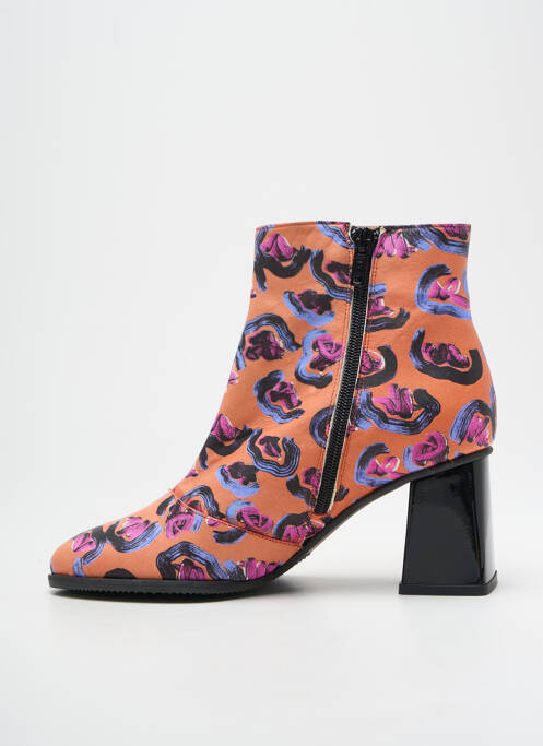 Botine/Ghete portocaliu AZUREE femeie