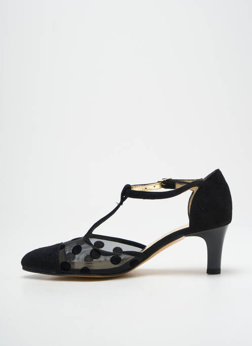 Pantofi cu toc negru AZUREE femeie