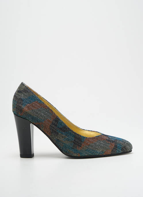 Pantofi cu toc albastru AZUREE femeie