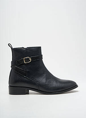 Botine/ghete material neted toc plat până la 3 cm negru JB MARTIN femeie