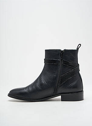 Botine/ghete material neted toc plat până la 3 cm negru JB MARTIN femeie