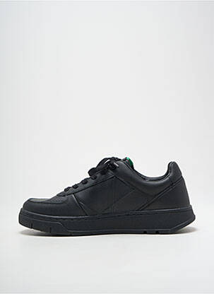 Adidași material neted vârf rotund negru KICKERS bărbat