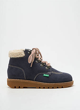 Botine/ghete vârf rotund vârf rotund albastru KICKERS băiat