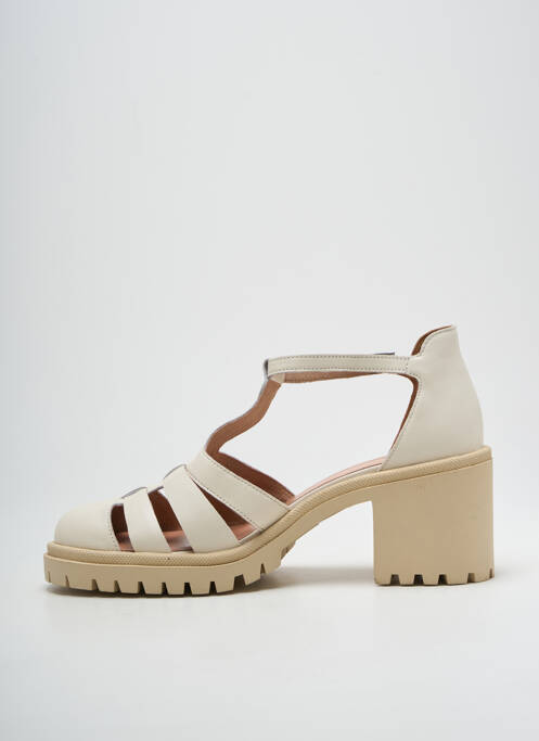 Sandale/Pantofi decupați bej KARSTON femeie