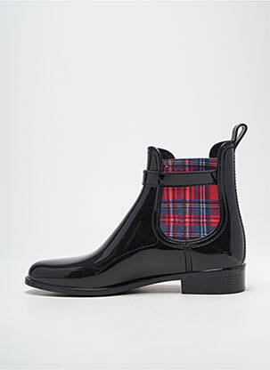 Botine/ghete material neted toc plat până la 3 cm negru GIOSEPPO femeie