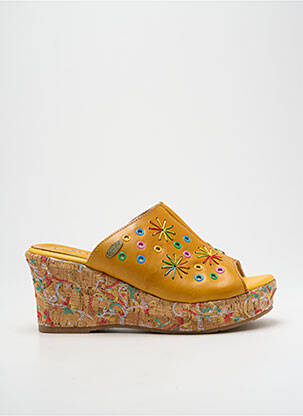 Mulete/Saboți galben LAURA VITA femeie