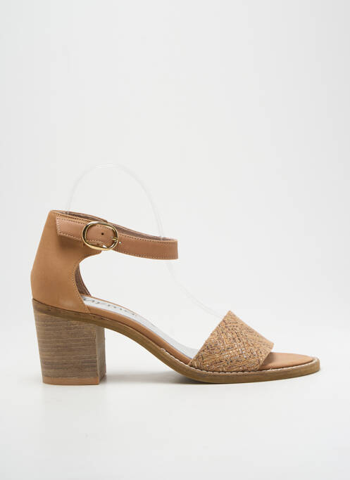 Sandale/Pantofi decupați bej MYMA femeie