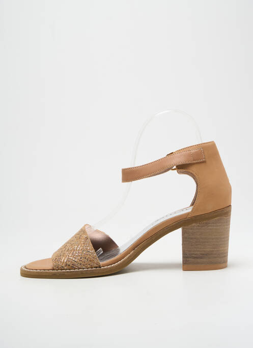 Sandale/Pantofi decupați bej MYMA femeie